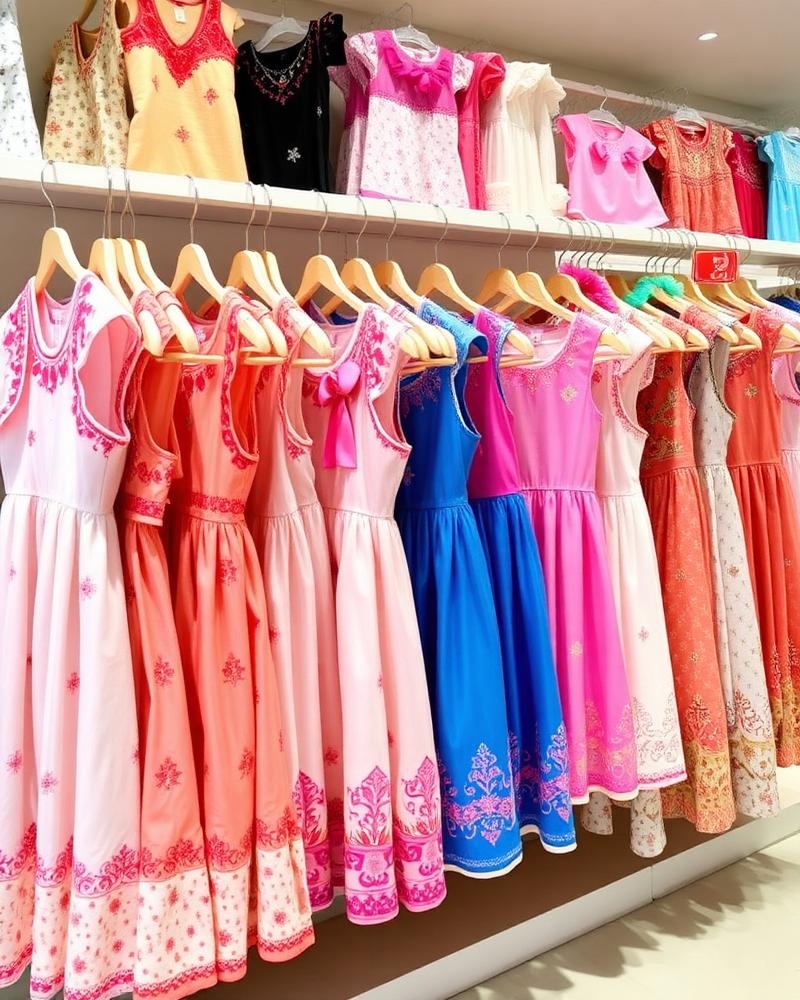 Girls' frocks and dresses on hangers | Friends Fashion